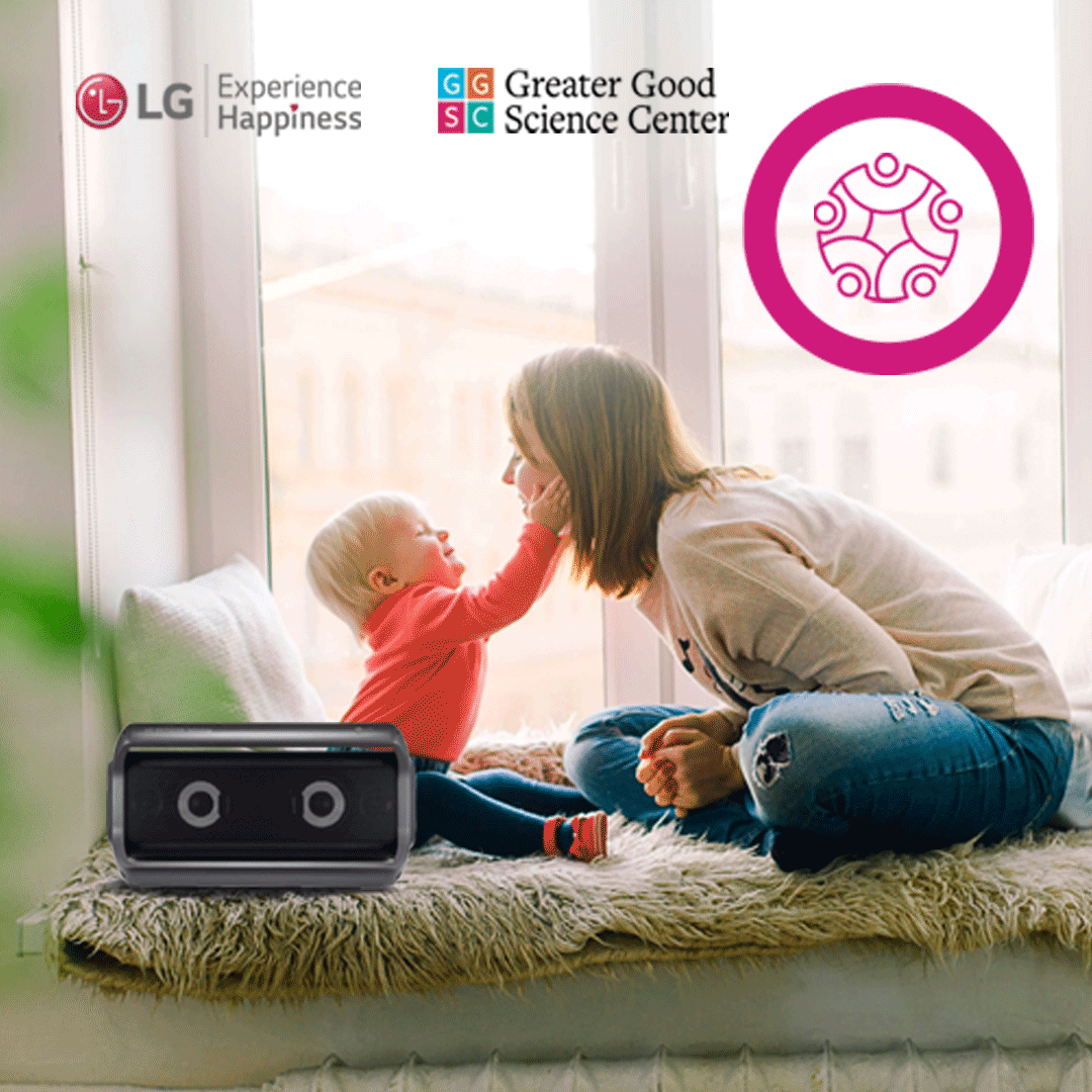 Ad for Instagram with a mother and child