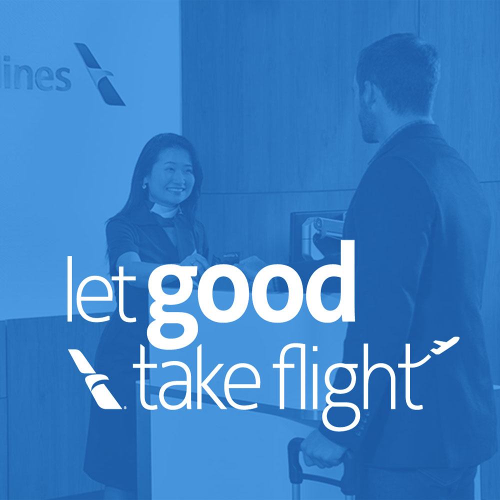 a person checking into their flight at their gate