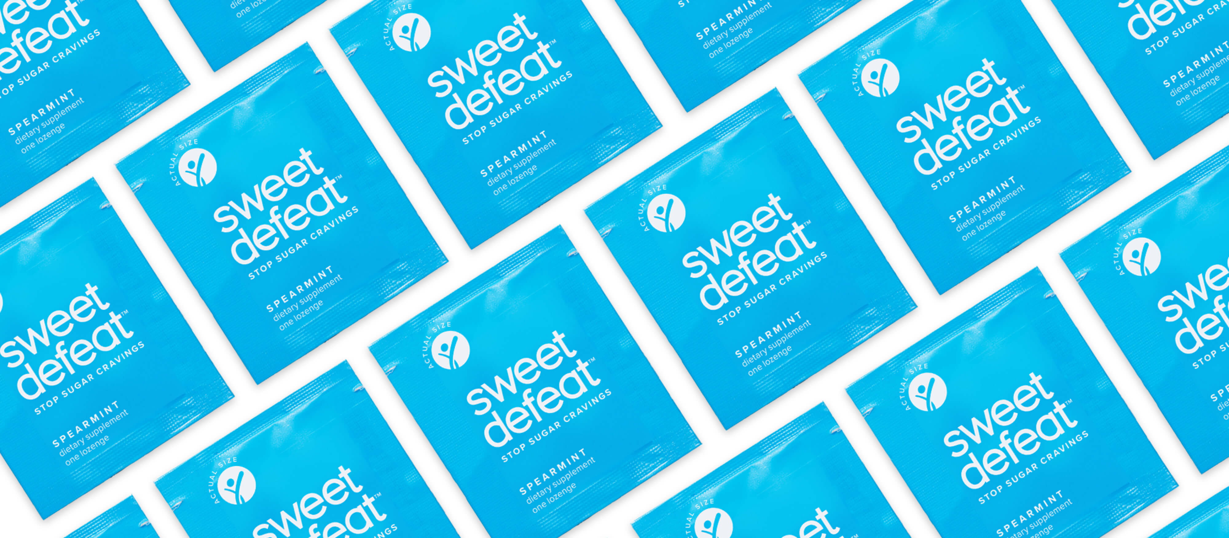 sweet defeat lozenge packaging pattern