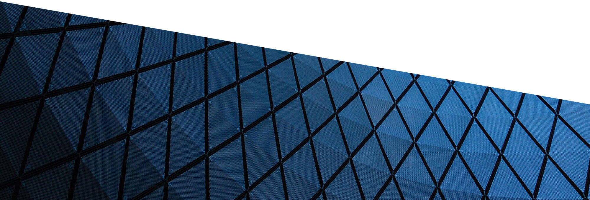 Abstract architectural details of a grid of windows